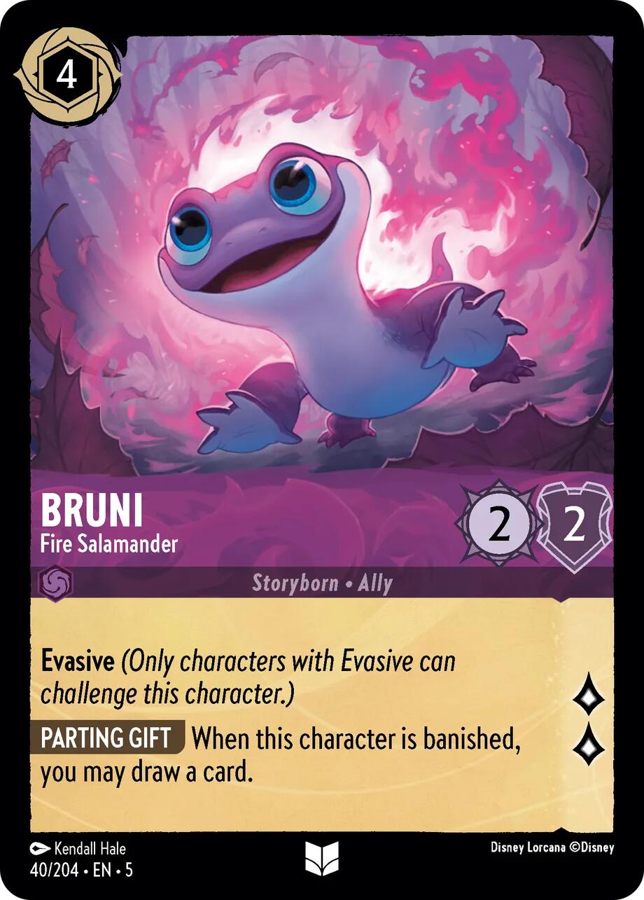 Bruni - Fire Salamander (40/204) [Shimmering Skies] | Tabernacle Games