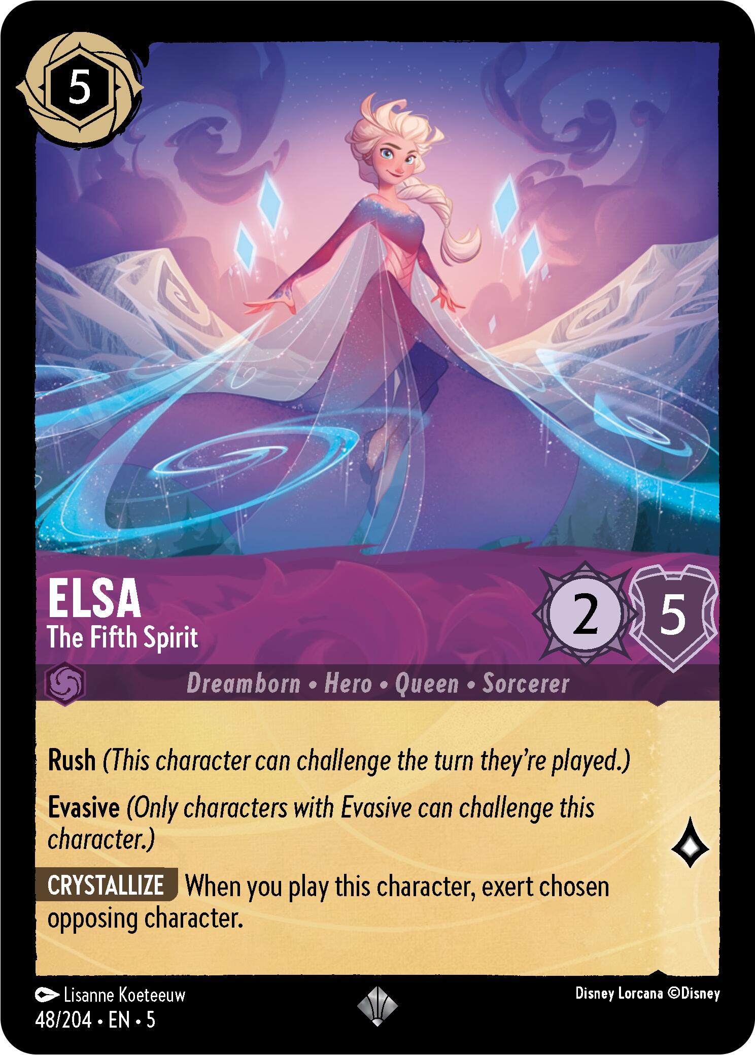 Elsa - The Fifth Spirit (48/204) [Shimmering Skies] | Tabernacle Games