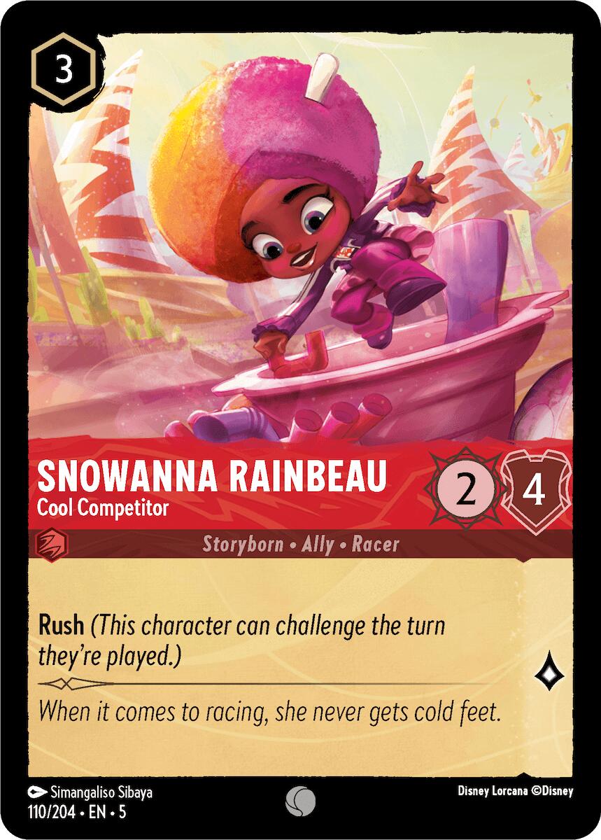 Snowanna Rainbeau - Cool Competitor (110/204) [Shimmering Skies] | Tabernacle Games