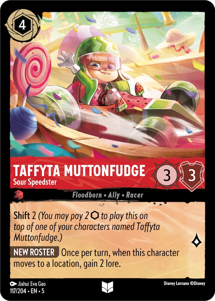Taffyta Muttonfudge - Sour Speedster (117/204) [Shimmering Skies] | Tabernacle Games