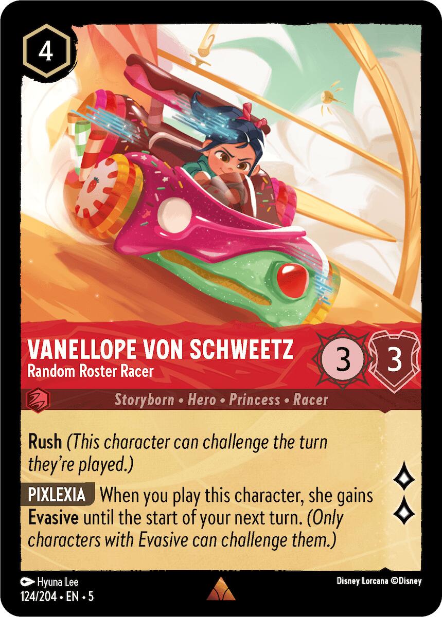 Vanellope von Schweetz - Random Roster Racer (124/204) [Shimmering Skies] | Tabernacle Games