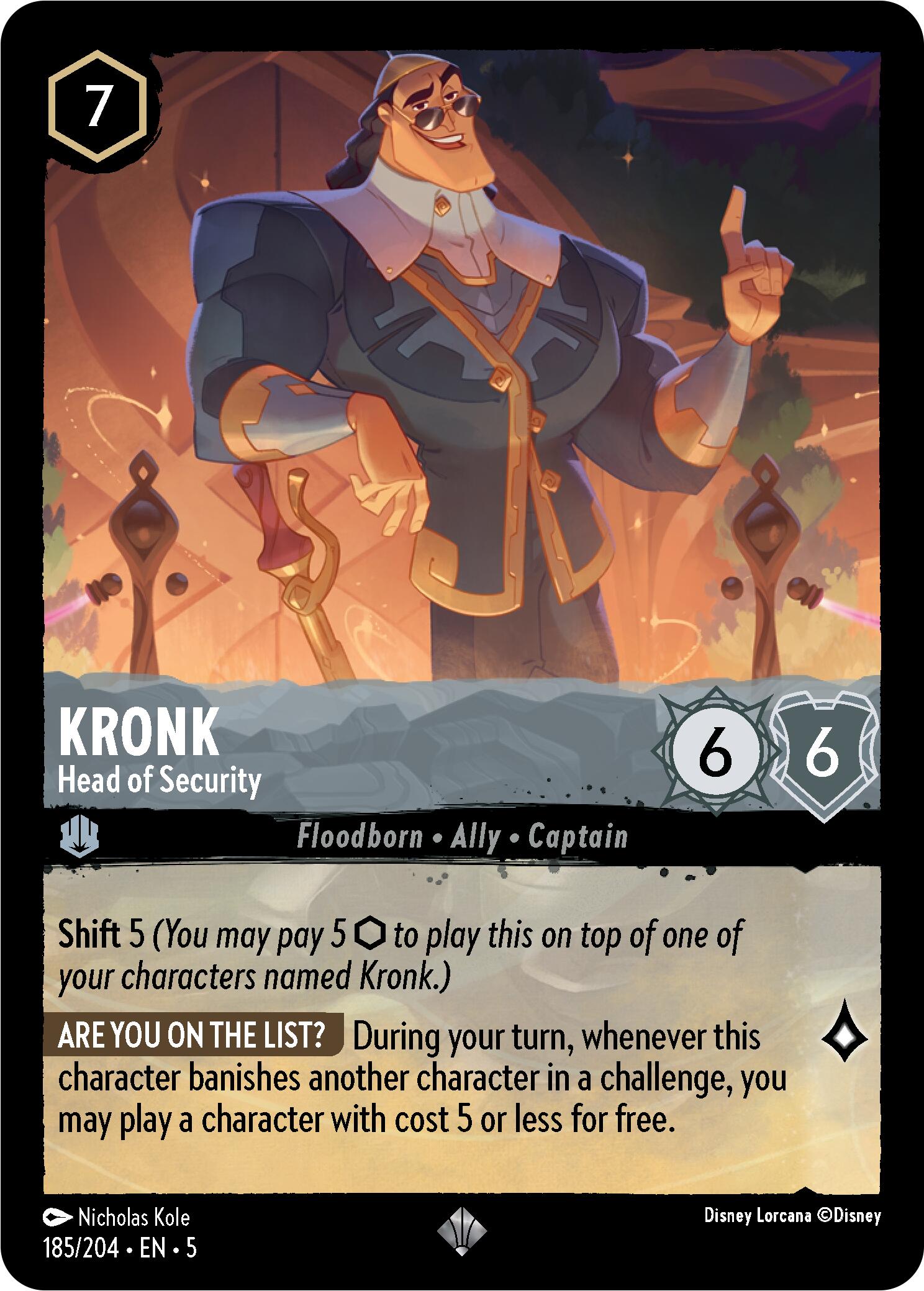 Kronk - Head of Security (185/204) [Shimmering Skies] | Tabernacle Games