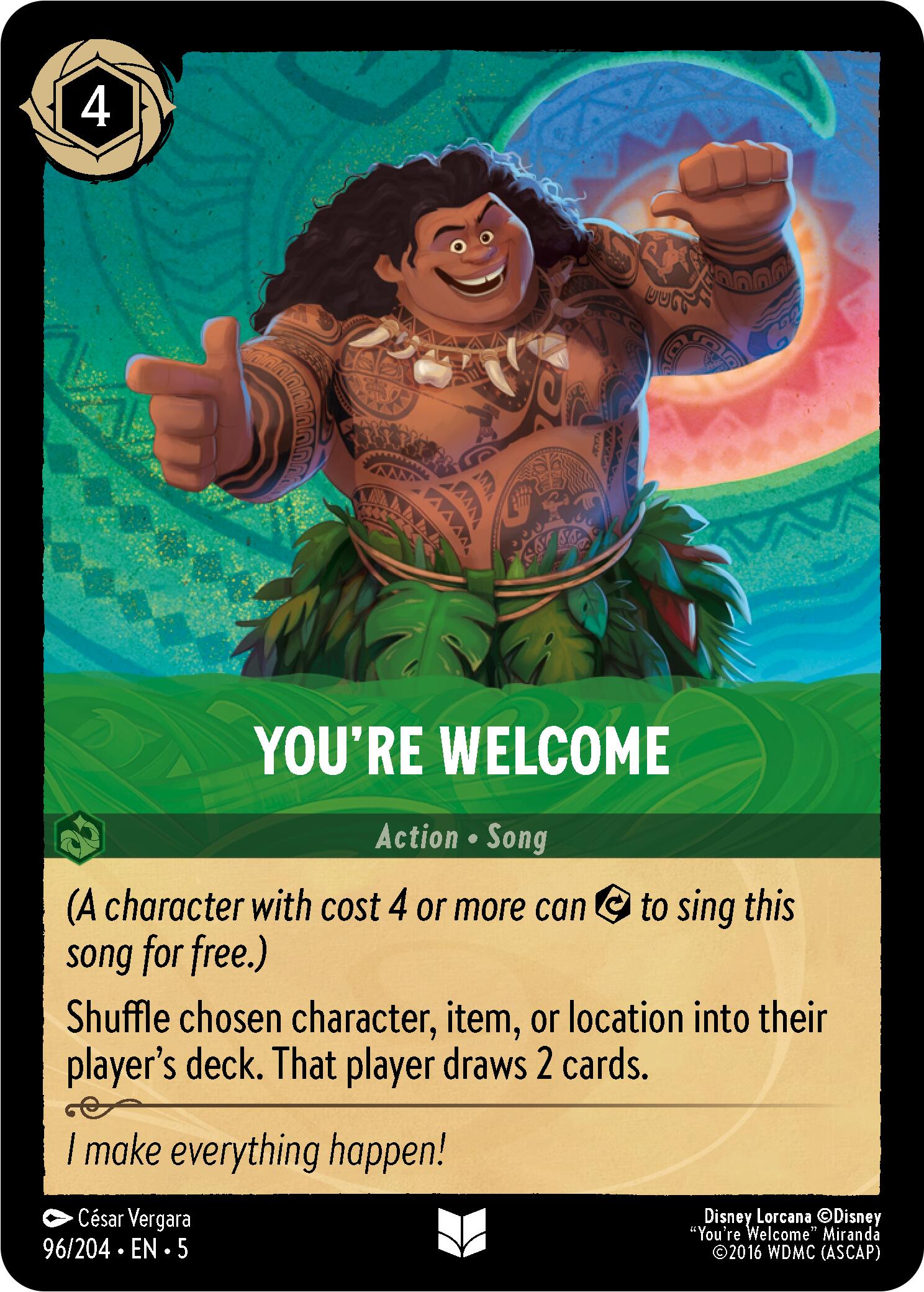 You're Welcome (96/204) [Shimmering Skies] | Tabernacle Games