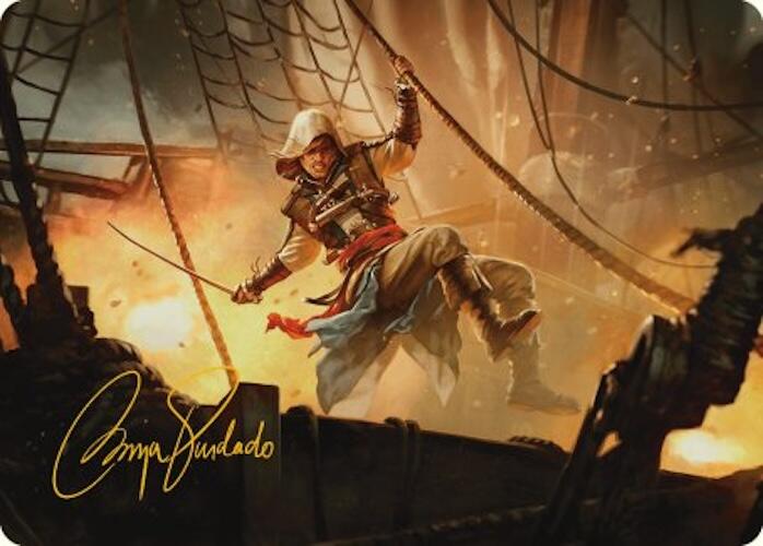 Edward Kenway Art Card (Gold-Stamped Signature) [Assassin's Creed Art Series] | Tabernacle Games