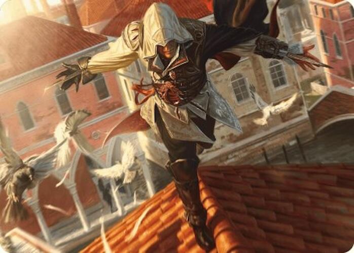 Ezio, Blade of Vengeance Art Card [Assassin's Creed Art Series] | Tabernacle Games