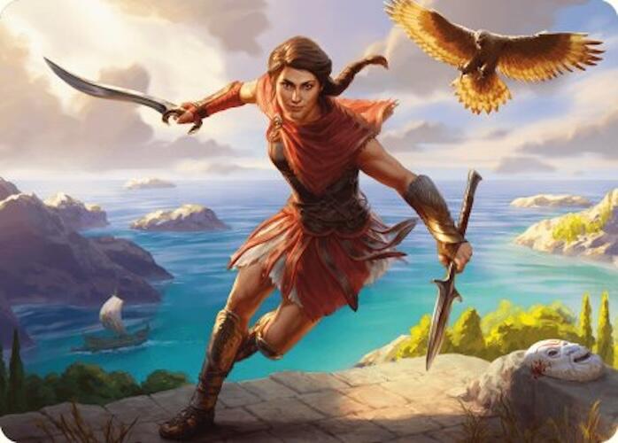 Kassandra, Eagle Bearer Art Card [Assassin's Creed Art Series] | Tabernacle Games