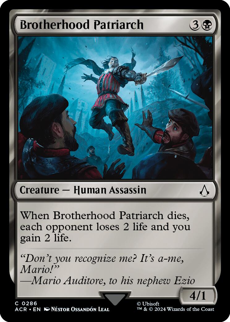 Brotherhood Patriarch [Assassin's Creed] | Tabernacle Games