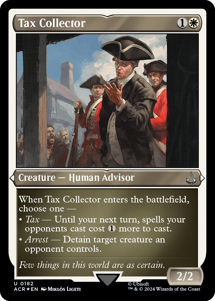 Tax Collector (Foil Etched) [Assassin's Creed] | Tabernacle Games