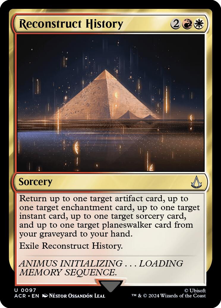 Reconstruct History [Assassin's Creed] | Tabernacle Games