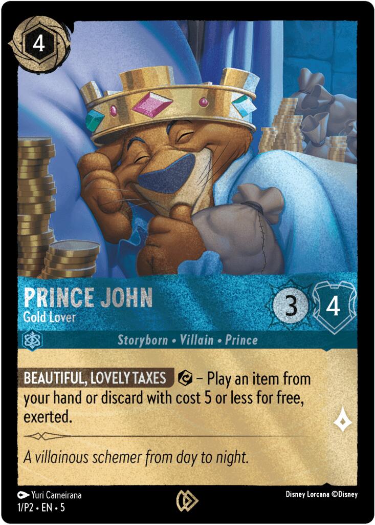 Prince John - Gold Lover (1) [Promo Cards] | Tabernacle Games