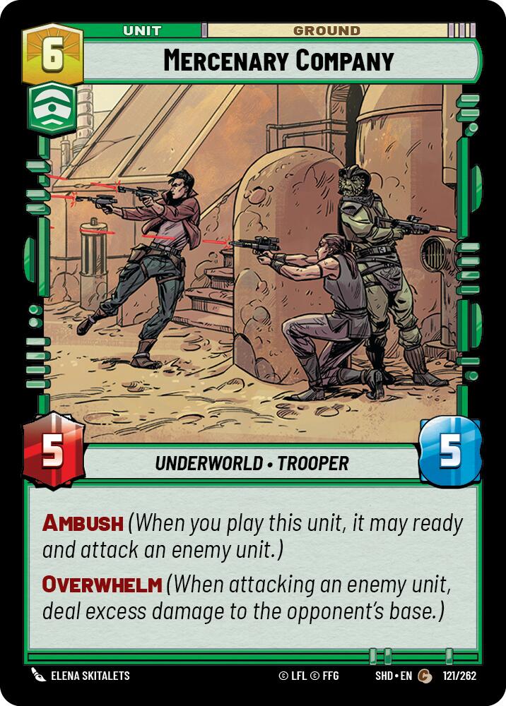 Mercenary Company (121/262) [Shadows of the Galaxy] | Tabernacle Games