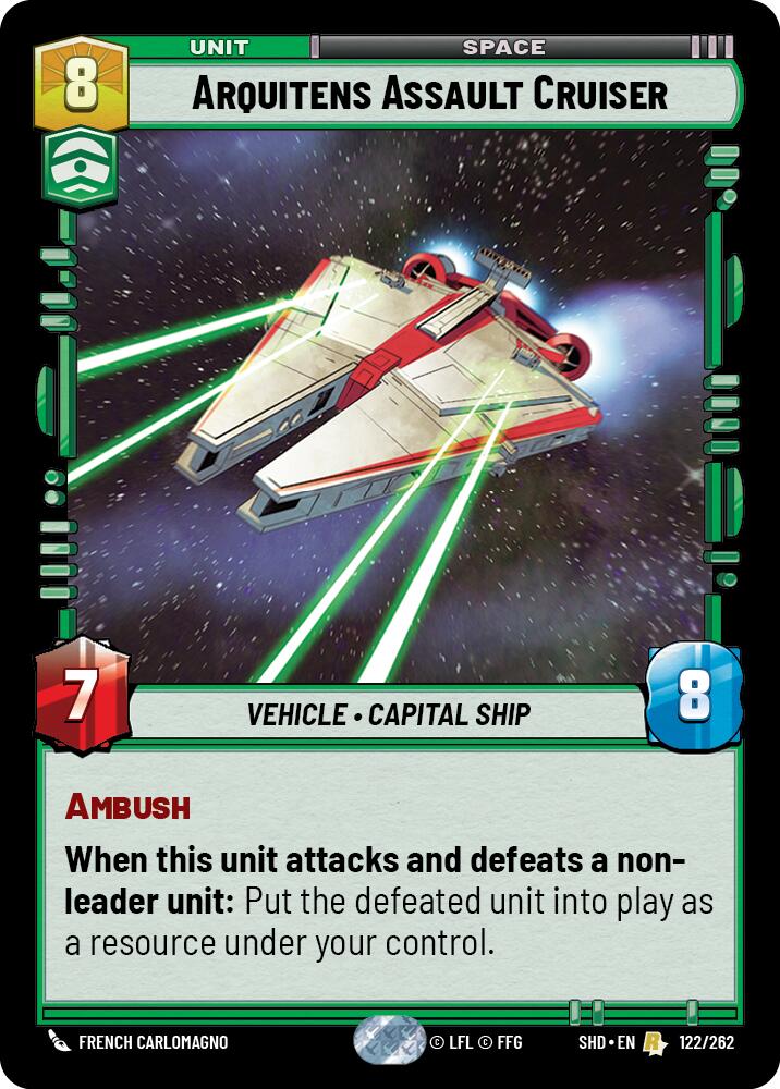Arquitens Assault Cruiser (122/262) [Shadows of the Galaxy] | Tabernacle Games