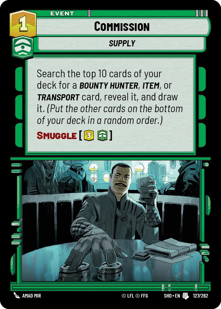 Commission (127/262) [Shadows of the Galaxy] | Tabernacle Games