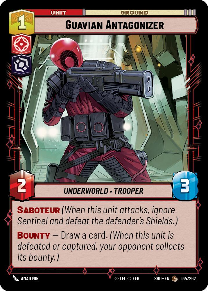 Guavian Antagonizer (134/262) [Shadows of the Galaxy] | Tabernacle Games