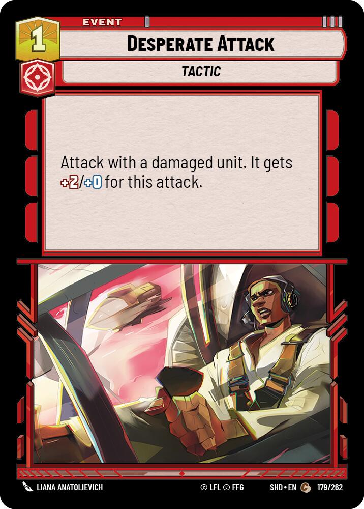 Desperate Attack (179/262) [Shadows of the Galaxy] | Tabernacle Games