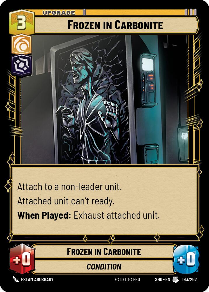 Frozen in Carbonite (193/262) [Shadows of the Galaxy] | Tabernacle Games