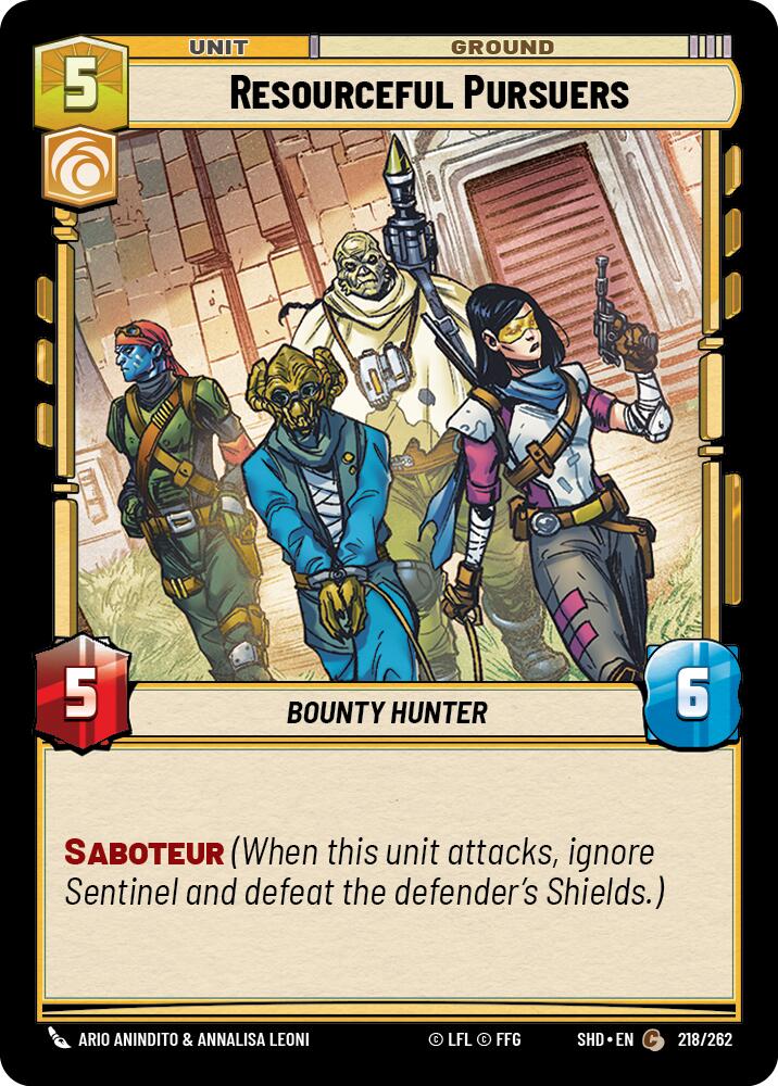 Resourceful Pursuers (218/262) [Shadows of the Galaxy] | Tabernacle Games
