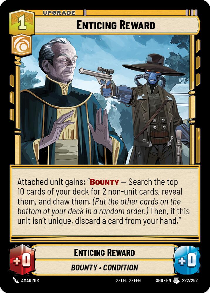 Enticing Reward (222/262) [Shadows of the Galaxy] | Tabernacle Games