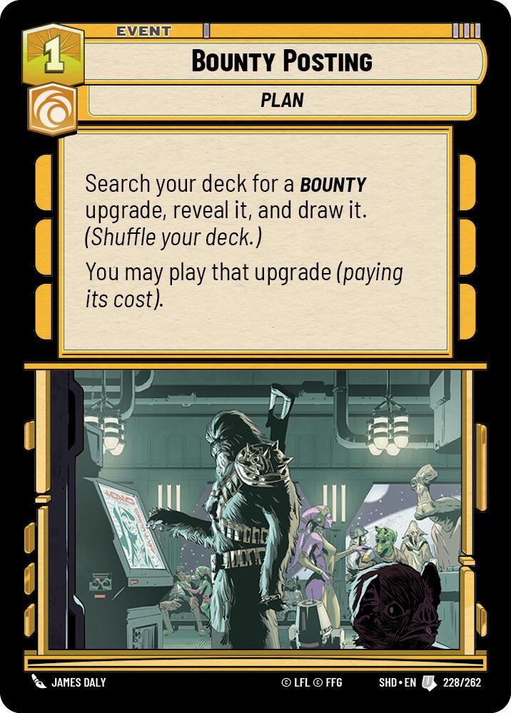 Bounty Posting (228/262) [Shadows of the Galaxy] | Tabernacle Games