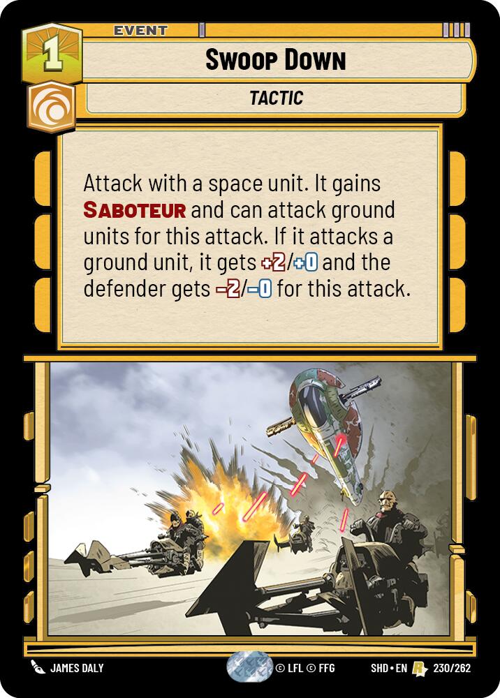 Swoop Down (230/262) [Shadows of the Galaxy] | Tabernacle Games