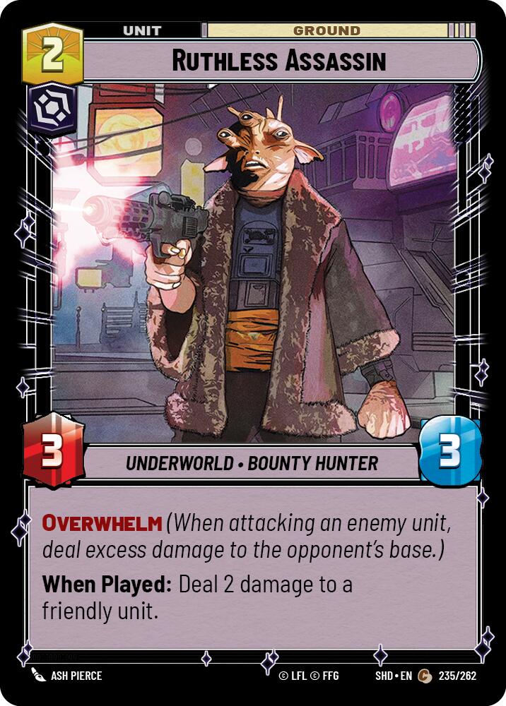 Ruthless Assassin (235/262) [Shadows of the Galaxy] | Tabernacle Games