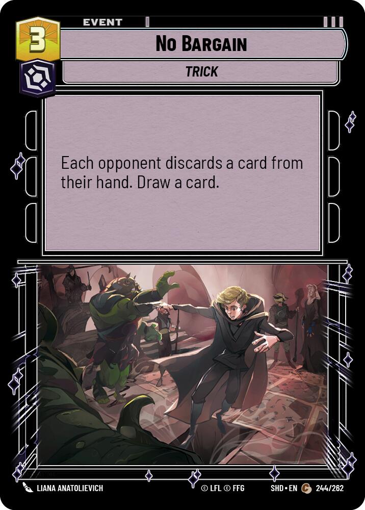 No Bargain (244/262) [Shadows of the Galaxy] | Tabernacle Games