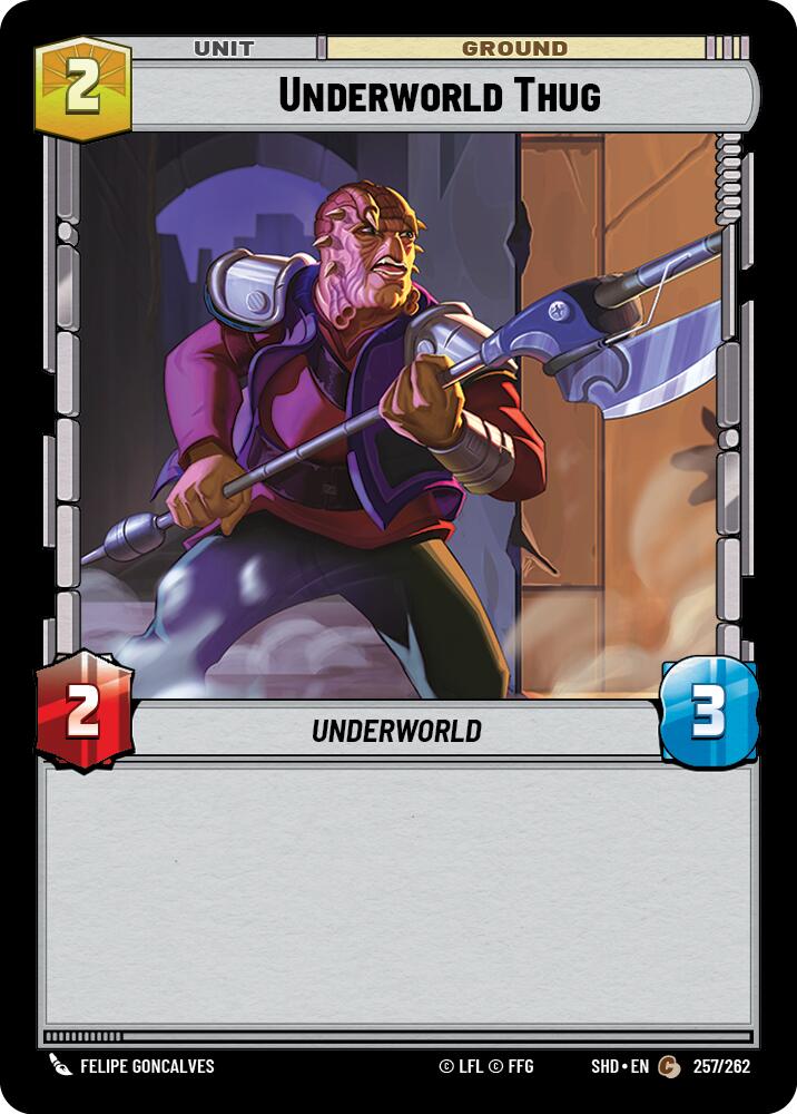 Underworld Thug (257/262) [Shadows of the Galaxy] | Tabernacle Games
