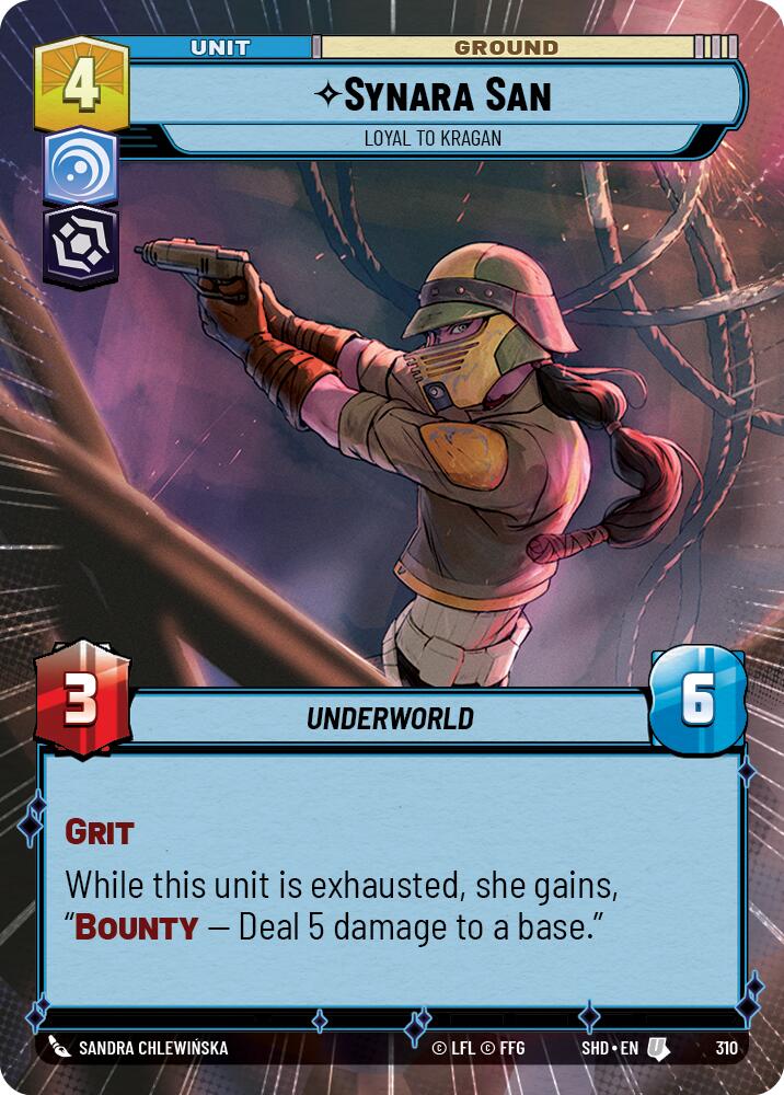Synara San - Loyal to Kragan (Hyperspace) (310) [Shadows of the Galaxy] | Tabernacle Games