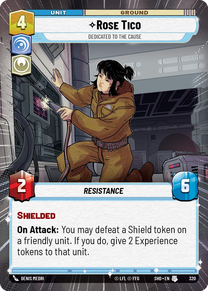 Rose Tico - Dedicated to the Cause (Hyperspace) (320) [Shadows of the Galaxy] | Tabernacle Games