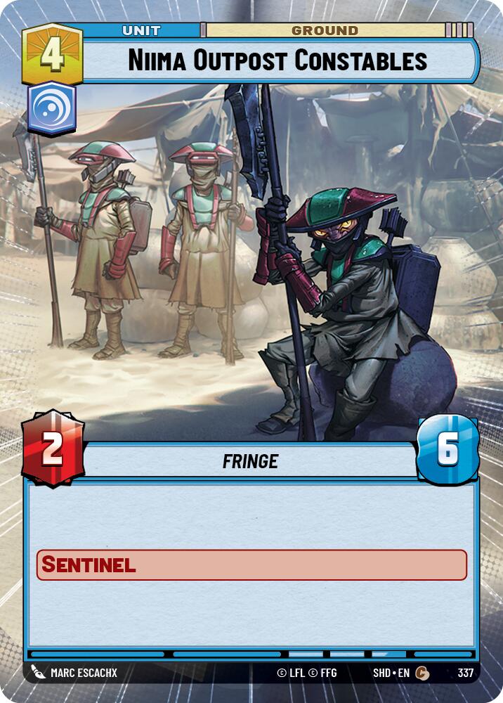 Niima Outpost Constables (Hyperspace) (337) [Shadows of the Galaxy] | Tabernacle Games