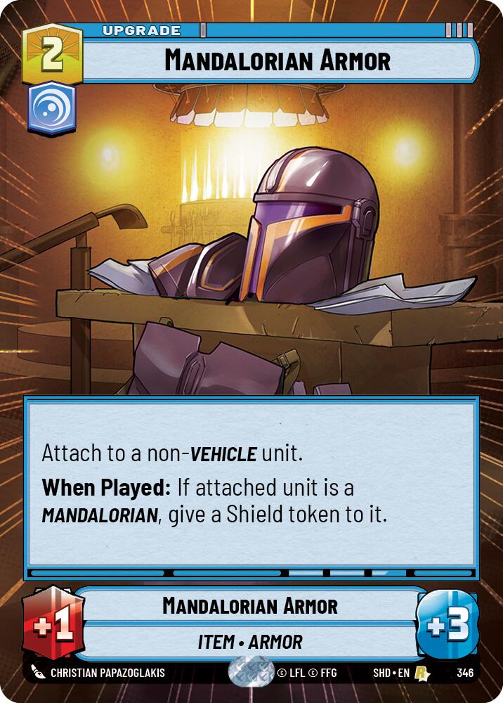 Mandalorian Armor (Hyperspace) (346) [Shadows of the Galaxy] | Tabernacle Games