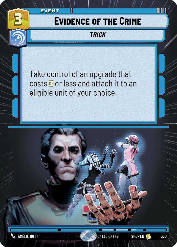 Evidence of the Crime (Hyperspace) (350) [Shadows of the Galaxy] | Tabernacle Games