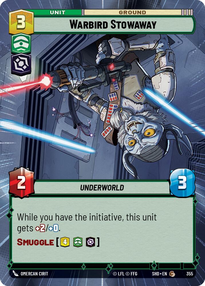 Warbird Stowaway (Hyperspace) (355) [Shadows of the Galaxy] | Tabernacle Games