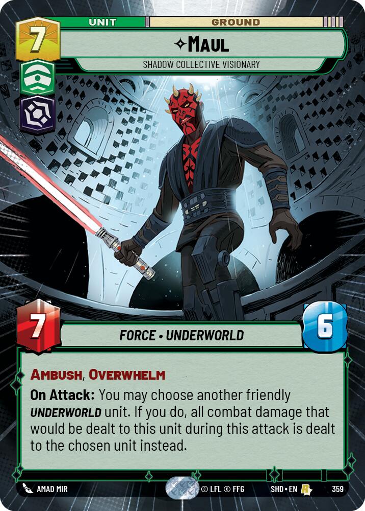 Maul - Shadow Collective Visionary (Hyperspace) (359) [Shadows of the Galaxy] | Tabernacle Games
