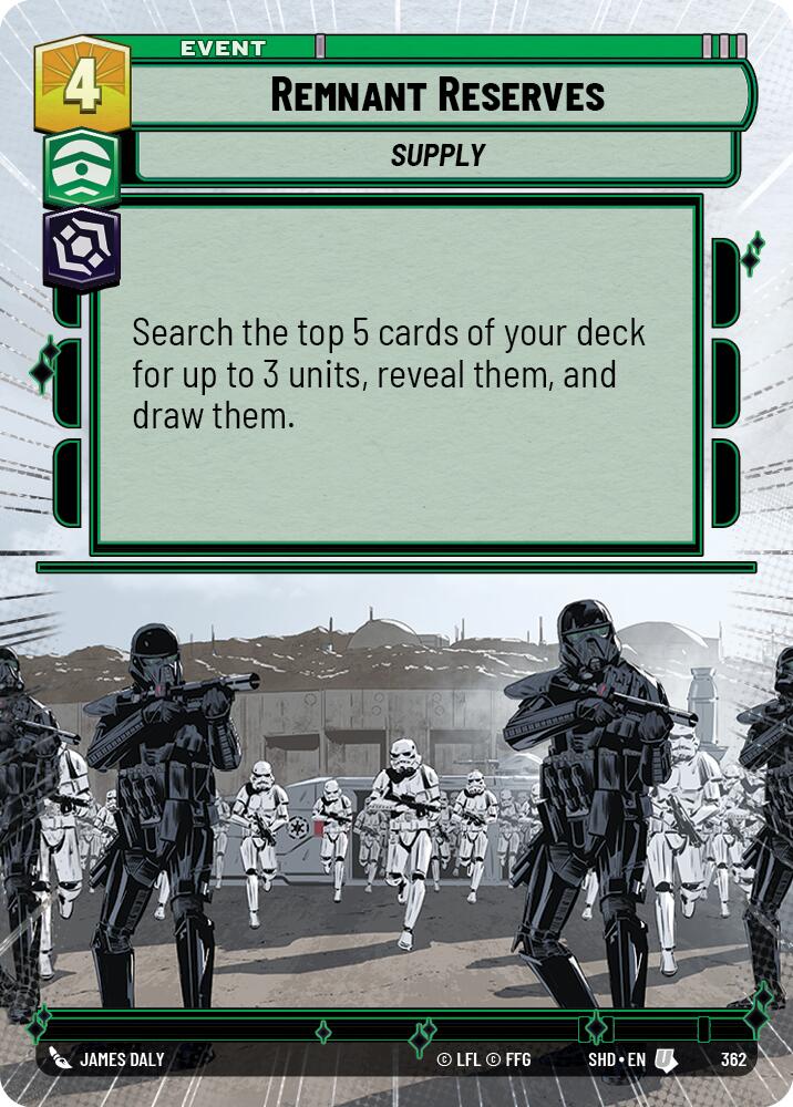 Remnant Reserves (Hyperspace) (362) [Shadows of the Galaxy] | Tabernacle Games