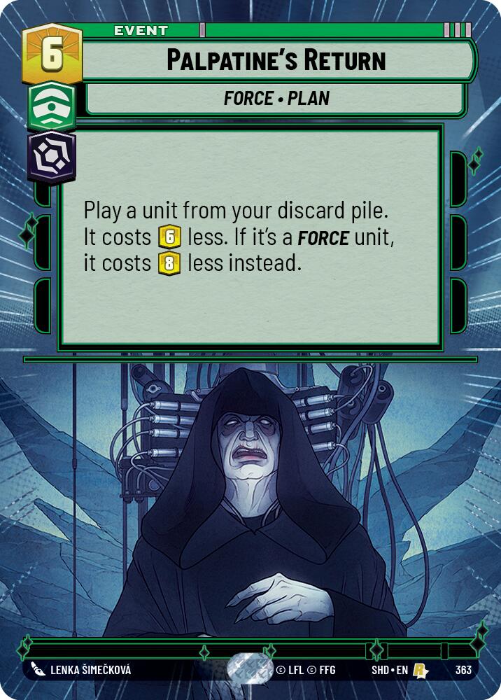 Palpatine's Return (Hyperspace) (363) [Shadows of the Galaxy] | Tabernacle Games