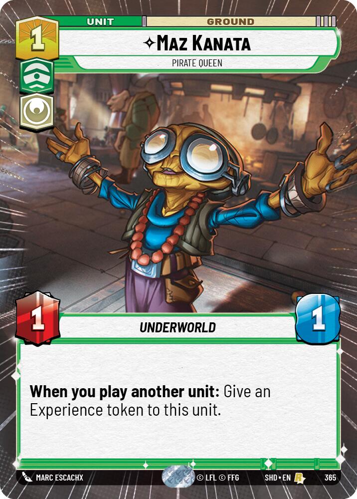 Maz Kanata - Pirate Queen (Hyperspace) (365) [Shadows of the Galaxy] | Tabernacle Games