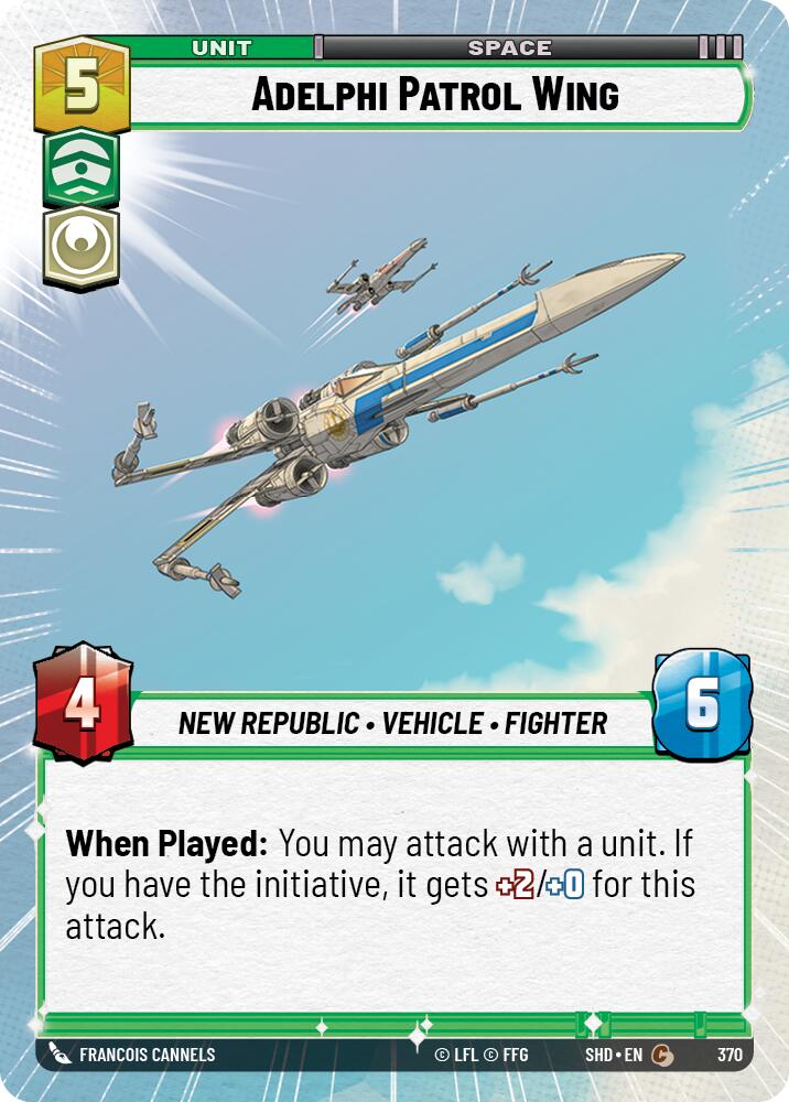 Adelphi Patrol Wing (Hyperspace) (370) [Shadows of the Galaxy] | Tabernacle Games