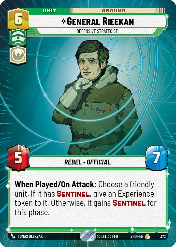 General Rieekan - Defensive Strategist (Hyperspace) (372) [Shadows of the Galaxy] | Tabernacle Games
