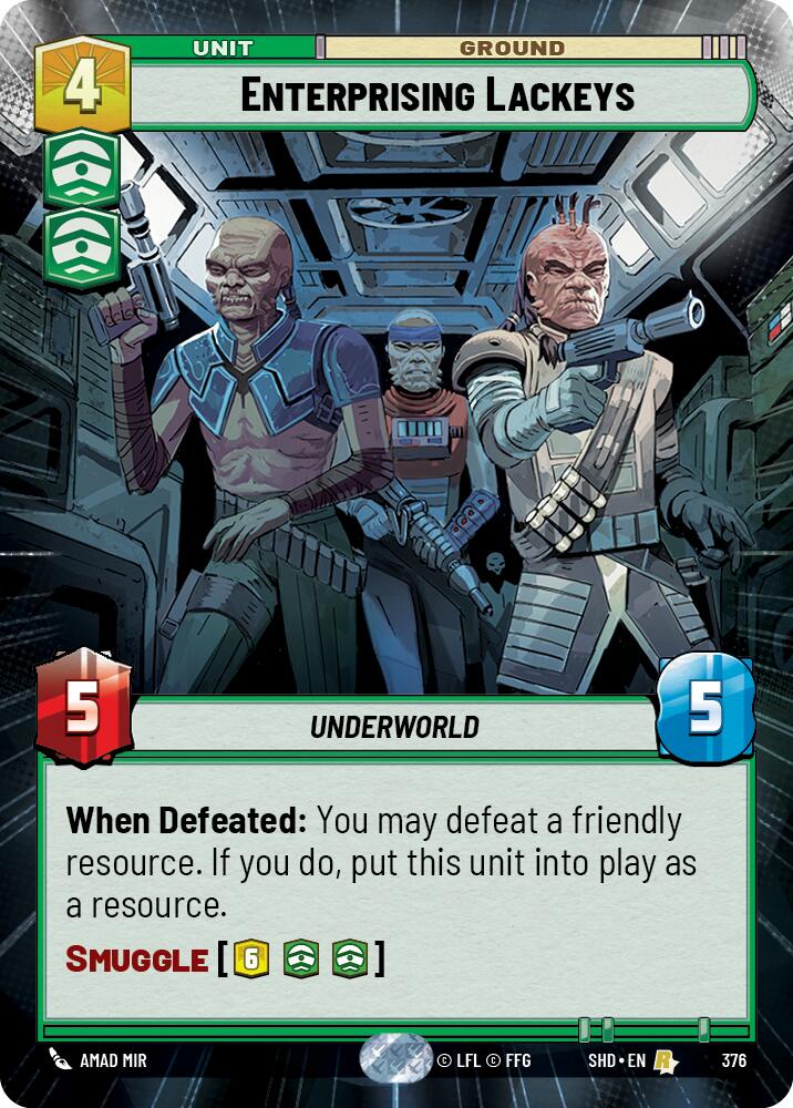Enterprising Lackeys (Hyperspace) (376) [Shadows of the Galaxy] | Tabernacle Games