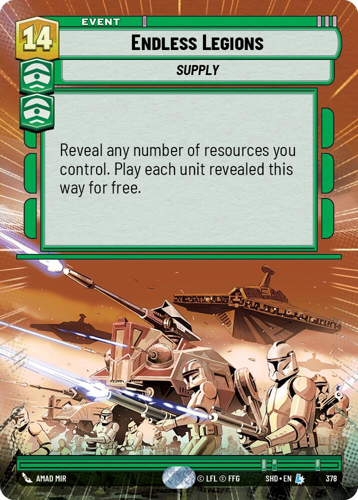 Endless Legions (Hyperspace) (378) [Shadows of the Galaxy] | Tabernacle Games