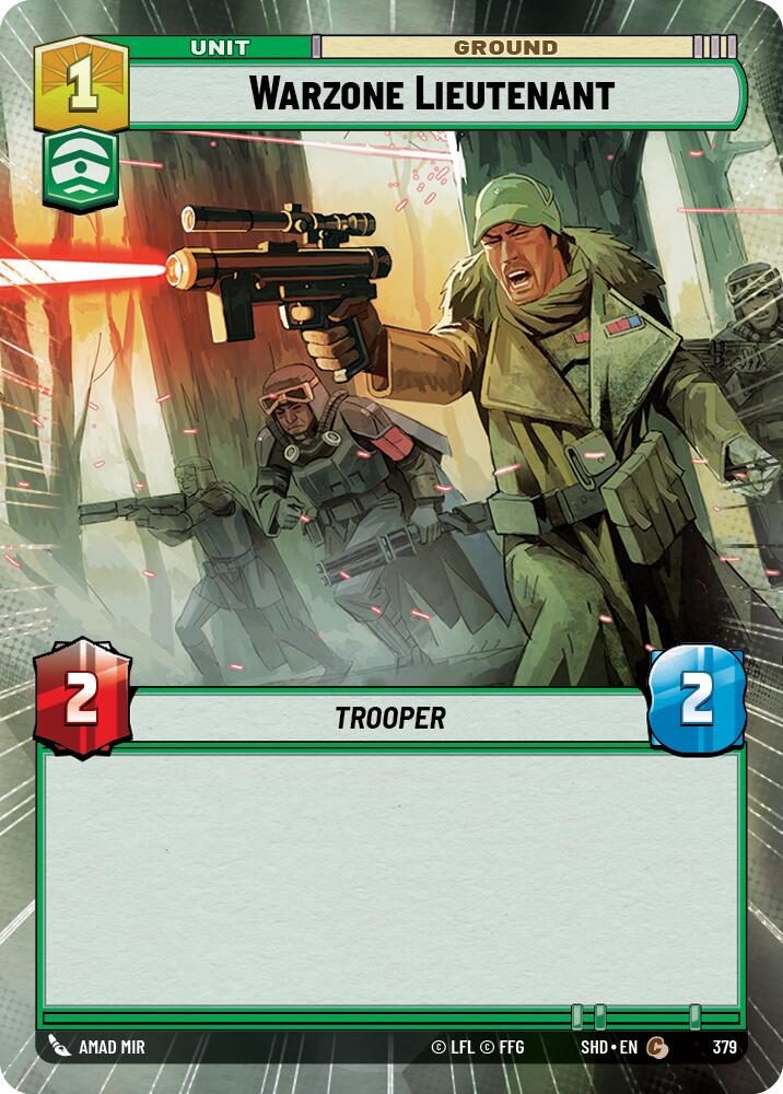Warzone Lieutenant (Hyperspace) (379) [Shadows of the Galaxy] | Tabernacle Games