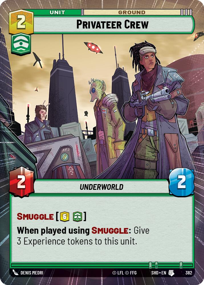 Privateer Crew (Hyperspace) (382) [Shadows of the Galaxy] | Tabernacle Games