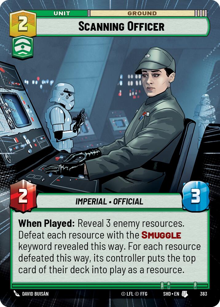 Scanning Officer (Hyperspace) (383) [Shadows of the Galaxy] | Tabernacle Games