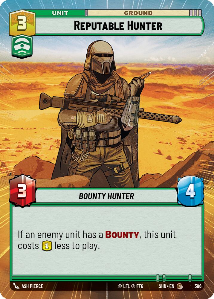 Reputable Hunter (Hyperspace) (386) [Shadows of the Galaxy] | Tabernacle Games