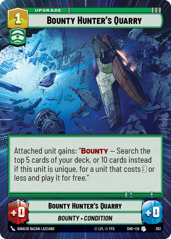 Bounty Hunter's Quarry (Hyperspace) (392) [Shadows of the Galaxy] | Tabernacle Games