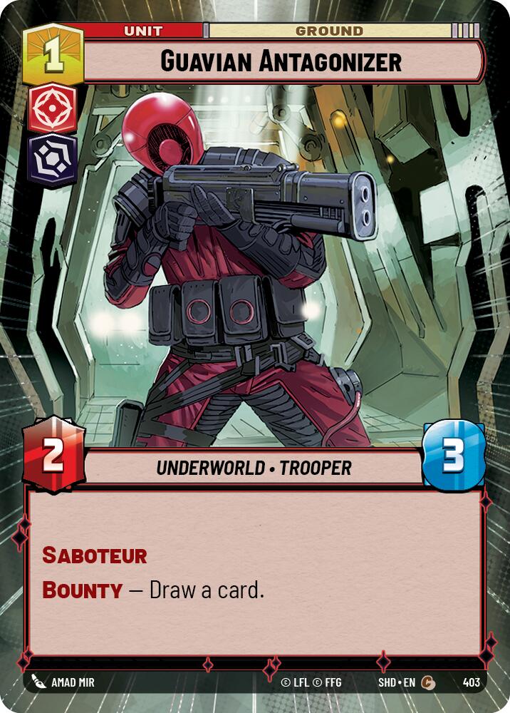 Guavian Antagonizer (Hyperspace) (403) [Shadows of the Galaxy] | Tabernacle Games