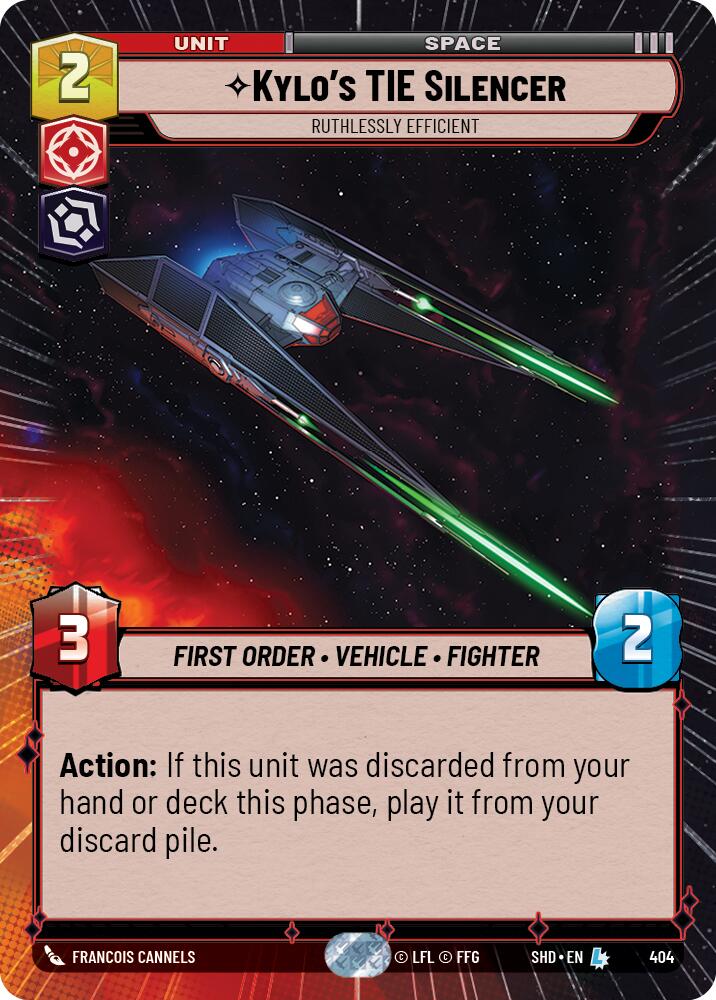 Kylo's TIE Silencer - Ruthlessly Efficient (Hyperspace) (404) [Shadows of the Galaxy] | Tabernacle Games