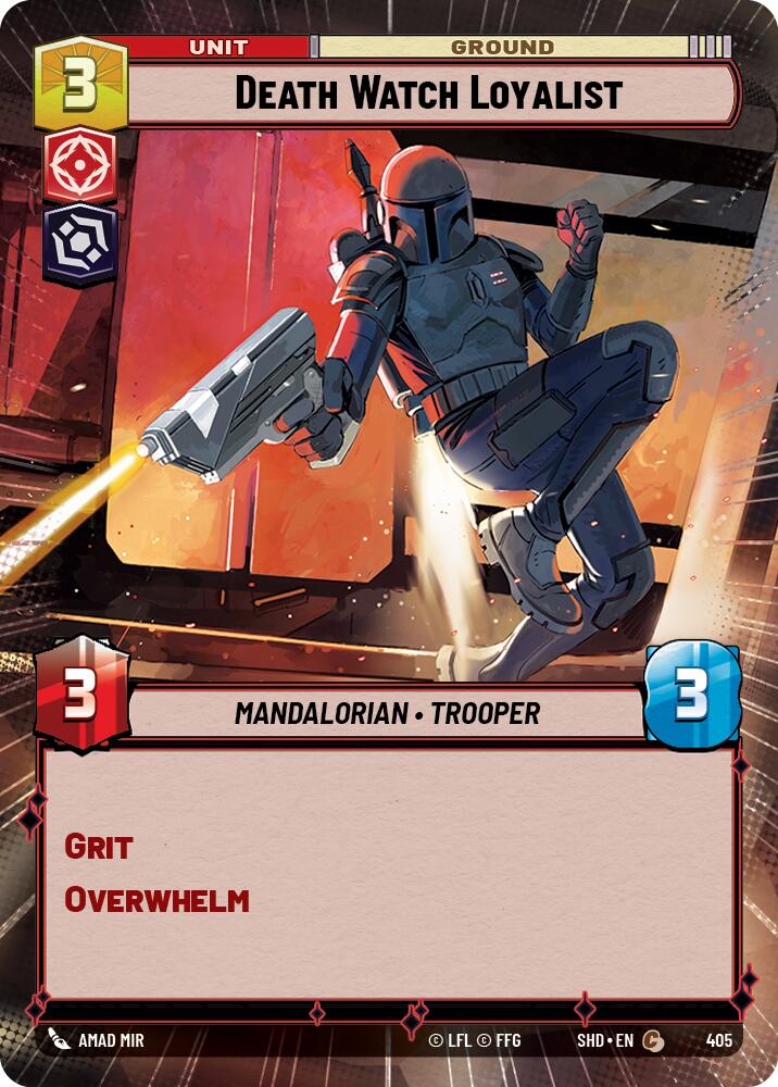 Death Watch Loyalist (Hyperspace) (405) [Shadows of the Galaxy] | Tabernacle Games