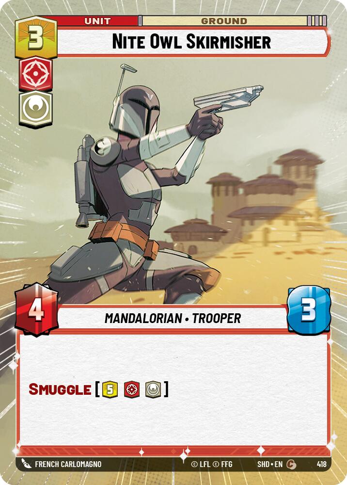 Nite Owl Skirmisher (Hyperspace) (418) [Shadows of the Galaxy] | Tabernacle Games